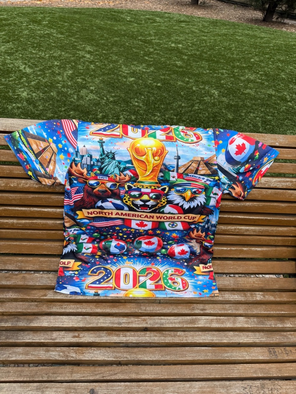 2026 North American World Cup Multicolor Graphic Short Sleeve Tee